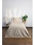 Elite Tek Kişilik Kahve Yıldız Nevresim Seti, Özel Nevresim Seti Yastık Kılıfı + Yorgan Kılıfı 155X215 1 Adet 1