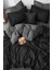 Elite Çift Kişilik Çift Taraflı Nevresim Takımı Black Grey 1 Adet 1