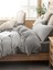 Elite Gray Collection Çift Kişilik Pamuk Lastikli Çarşaflı Nevresim Takımı 1 Adet 3
