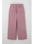 Kız Çocuk Gabardin Pantolon Geniş Paça Beli Lastikli 5-9 Yaş, Gülkurusu 2