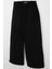 Kız Çocuk Gabardin Pantolon Geniş Paça Beli Lastikli 5-9 Yaş, Siyah 3