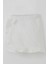 Kız Çocuk Şort Etek Fiyonk Aksesuarlı Fırfırlı 6-10 Yaş, Ekru 3