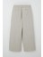 Kız Çocuk Gabardin Pantolon Geniş Paça Beli Lastikli 5-9 Yaş, Taş 2