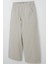 Kız Çocuk Gabardin Pantolon Geniş Paça Beli Lastikli 5-9 Yaş, Taş 3