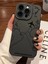 Iphone 16 Pro Max Uyumlu Kılıf Mat Siyah Harita Desenli Yumuşak Kamera Korumalı Kapak 2
