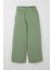 Kız Çocuk Gabardin Pantolon Geniş Paça Beli Lastikli 5-9 Yaş, Mint Yeşili 1