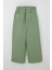 Kız Çocuk Gabardin Pantolon Geniş Paça Beli Lastikli 5-9 Yaş, Mint Yeşili 2