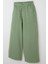 Kız Çocuk Gabardin Pantolon Geniş Paça Beli Lastikli 5-9 Yaş, Mint Yeşili 3