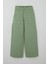 Kız Çocuk Gabardin Pantolon Geniş Paça Beli Lastikli 10-14 Yaş, Mint Yeşili 1