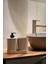 Elite Creative 3 Parça Banyo Seti - Sıvı Sabunluk - Diş Fırçalık - Süngerlik Hazneli Stantlı Bej 1 Adet 4