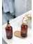 Elite Premium Cam Sıvı Sabunluk Seti – 2’li | Bambu Altlıklı | 500 ml | Estetik & Fonksiyonel- 3 Parça 1 Adet 5