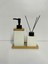 Elite Bambu Tepsili 2 Li Banyo Seti Seramik ( 16 cm Tabak Boy , 17 cm Sabunluk Boy 7 cm Kokuluk Boy ) 1 Adet 1