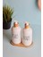 Elite Lotion 2’li Beyaz Mutfak Sıvı Sabunluk Seti 500ML+500ML Bambu Tepsili 1 Adet 2