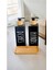 Elite Hands Dishes Bambu Standlı Siyah Cam Sıvı Sabunluk Seti 2'li Set 1 Adet 4