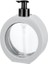 Elite Lüx Görünüm Tezgah Üstü Mutfak Banyo Lavabo Wc Plastik Oval Gri, Bej Sıvı Sabunluk 350ML - 11,80OZ 1 Adet 1