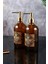 Elite 500 ml Amber Gold Pompalı Vintage Serisi Bulaşık Deterjanı ve El Sabunu Şişesi Sabunluk 1 Adet 3