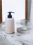 Elite Marble Beyaz Banyo Seti,sıvı Sabunluk Diş Fırçalığı Beton Aksesuar Takımı 1 Adet 2