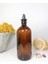 Elite Amber Cam Şişe 500 ml Yağdanlık Sirkelik 1 Adet 1