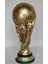 Elite Fifa Dünya Kupası 15CM Maket Gold Kaplama Messi Qatar Futbol 1 Adet 2