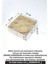 Elite Kraft Etiket Çiçek Baskılı, Kraft Asetat Kapaklı Kutu,15 Adet Ipli Hediyelik Kutusu Set ( 8X8X3 cm ) 1 Adet 2