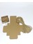 Elite Kraft Etiket Çiçek Baskılı, Kraft Asetat Kapaklı Kutu,15 Adet Ipli Hediyelik Kutusu Set ( 8X8X3 cm ) 1 Adet 3