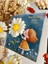 Elite 10 Adet Özel Tasarlanmış Kart ve Papatya Mum. Bebek Doğum, Babyshower, Doğum Günü, Hediyelik 1 Adet 5
