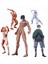 Elite Attack On Titan Figür 5'li Set 10 cm Action Figür Titana Saldırı Titanlar Serisi Pvc 1 Adet 1