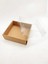 6X6X2 cm Asetat Kapaklı Kraft Kutu 100 Adet 1 Adet 2