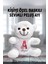 Kişiye Özel Baskılı Sevimli Peluş Ayıcık (BEYAZ)-3BPELUŞ001 1 Adet 5