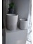 Elite Ham Beton 2li Büyük Boy Beton Saksı 30X22-20X17 1 Adet 2