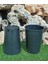 Elite Siyah Üretim Saksısı 2,7 Lt 10 Adet Yuvarlak Saksı Çiçek Saksısı Plastik Saksı Yetiştirme Saksısı 1 Adet 3