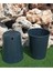 Elite Siyah Üretim Saksısı 6,4 Lt 5 Adet Yuvarlak Saksı Çiçek Saksısı Plastik Saksı Yetiştirme Saksısı 1 Adet 2