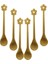 6 Pcs Mini Bambu Ahşap Kaşık 14.5cm (3791) 2