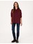 Kadın Vişne Oversize Sweatshirt 50314972-VR223 4