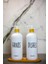 Elite Bambu Standlı 2'li Sıvı Sabun Bulaşık Deterjanı Baskılı, Pompalı Plastik Şişe, Beyaz Bambu 500ML 1 Adet 3