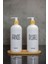 Elite Bambu Standlı 2'li Sıvı Sabun Bulaşık Deterjanı Baskılı, Pompalı Plastik Şişe, Beyaz Bambu 500ML 1 Adet 4