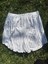 Kadın Çizgili Fırfırlı Şort Pijama Altı 1