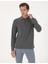 Erkek Antrasit Melanj Slim Fit Basic Sweatshirt 50314048-VR081 3
