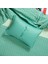 Okhla El Işi Kapitoneli Kıng Sıze Pamuk Saten Yatak Örtüsü Seti 260X280 cm Yeşil 4