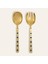 Rampur Çelik Salata Kaşık Seti 31X11X2 cm Gold 1
