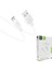 Mikro USB Veri/şarj Kablosu, 1 M, 2,4 A,strong Linktech Beyaz K448 2