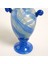 Baıta Cam Vazo 23X15X33 cm Mavi 5