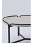2'li Yuvarlak Orta Sehpa Seti – Modern Metal Ayaklı, Doğal Mermer Görünümlü Sehpa Takımı (80X45 cm + 60X35 Cm) 3