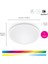 Superslim 22W Beyaz Sıva Üstü Rgb Akıllı LED Yuvarlak Panel Tavan Armatürü 42 cm Çapında 2600 Lumen 2