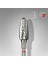 Sert Alaşım Mısır Freze, Kırmızı, Çap 5 mm / Çalışma Kısmı 13 mm 2