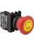 B100EE B Serisi Plastik 1no Acil Stop 40 mm Çevirmeli Etiketli Kırmızı 22 mm Buton 1