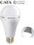 Cata Ct 4229 9W Şarjlı LED Ampul 6400K Beyaz Işık 1