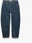Yeni Sezon Pamuklu Rahat Kalıp Cepli Barrel Fit Jean Pantolon 4