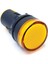 AD16DS-24S 24V Ac/dc 22MM Sarı LED Sinyal Lambası 1
