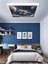 Uzay, Astronot, Yıldız Avize, 60WATT, Beyaz Işık, 60X60 Modern Kare LED Avize, Çocuk Odası Uzay 1